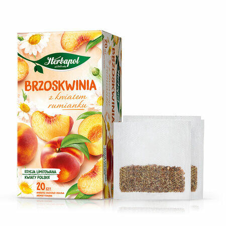 Herbata Herbapol kwiaty polskie borówka brzoskwinia malina