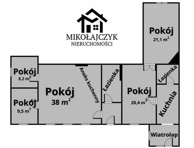 Bezczynszowe dwa mieszkania w Krawczykach / 127 m2 / ogródek
