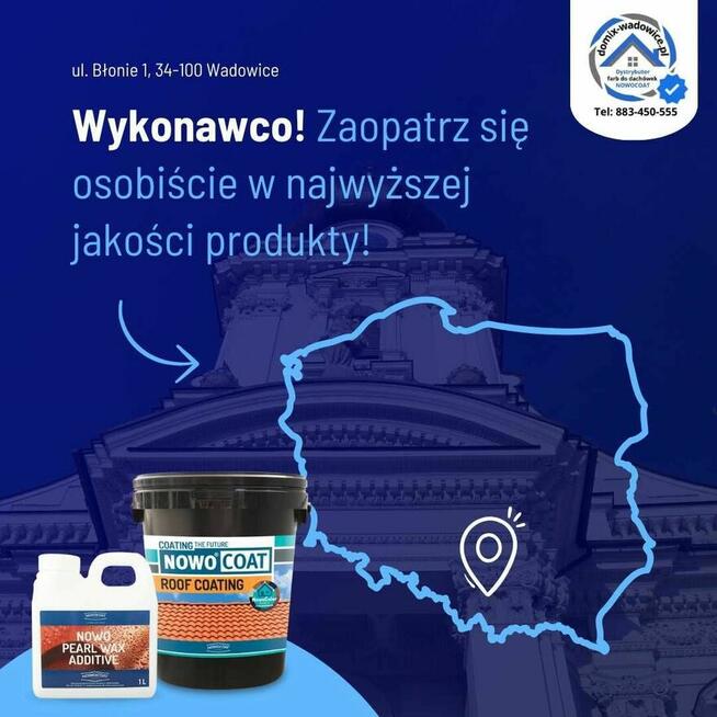 Farba NOWOCOAT do dachówek domix-wadowice pl CZARNY GL.12