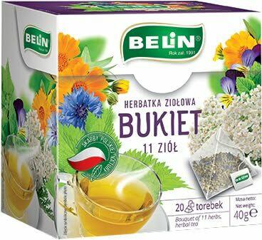 Belin herbata rumianek czarny bez pokrzywa gruszka melisa