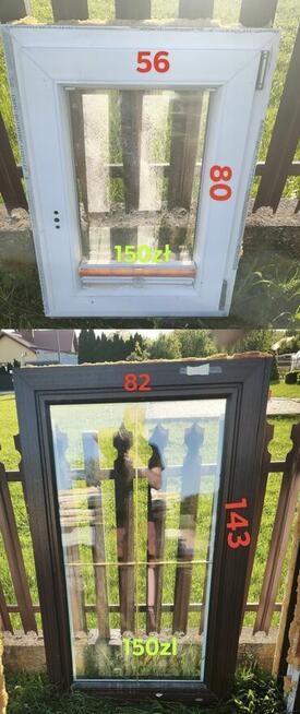 Okna z demontażu pcv
