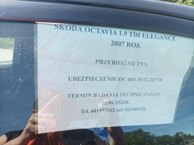 Skoda octavia1.9 TDI elegance 2007 rok