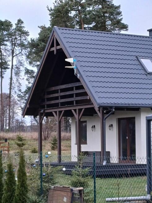 Nowy dom nad jeziorem przy lesie, 45 minut nad morze