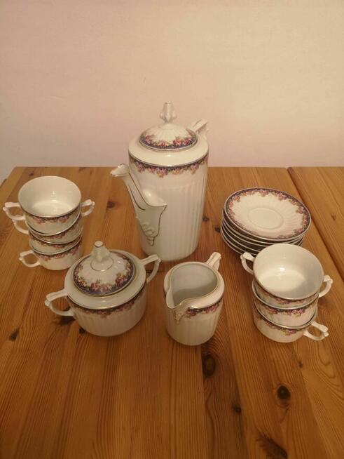 Porcelana Silesia, Koenigszelt, Serwis kawowy, zastawa