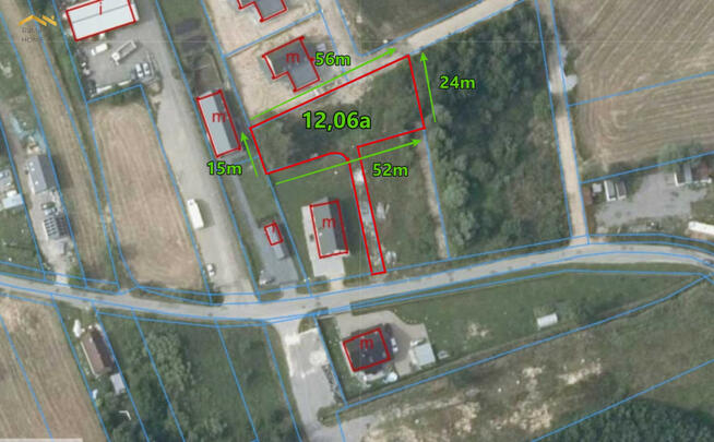 Działka budowlana Bodzanów gm. Biskupice,