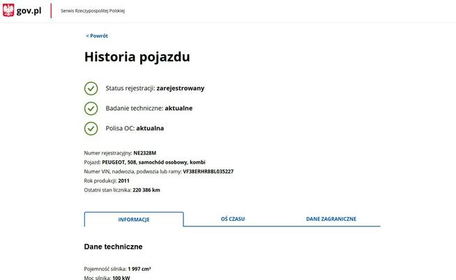 Peugeot 508 Diesel Zarejestrowany Ubezpieczony