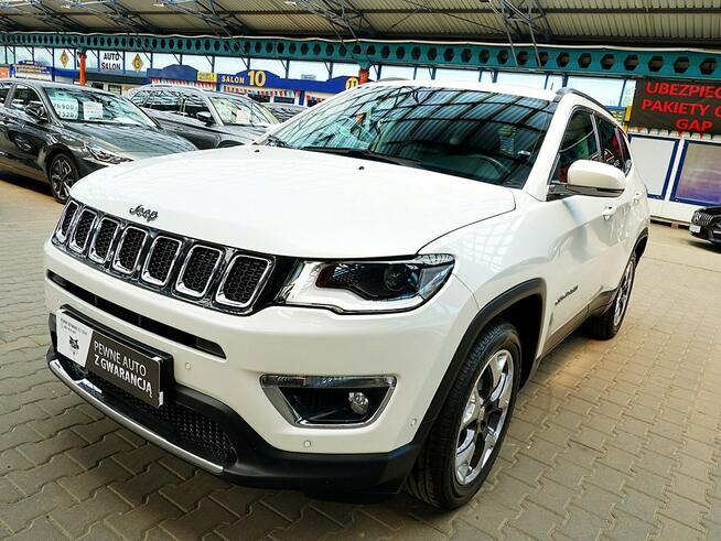 Jeep Compass LIMITED Navi+Kamera+Podgrz Fotele+KIER PERŁA GWAR. I-wł Kraj Bezwypadk
