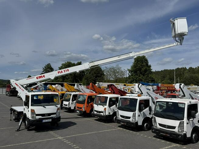 Nissan Cabstar Podnośnik Koszowy 21m CMC PLA 210 Zwyżka UDT Wumag GSR Multitel P7