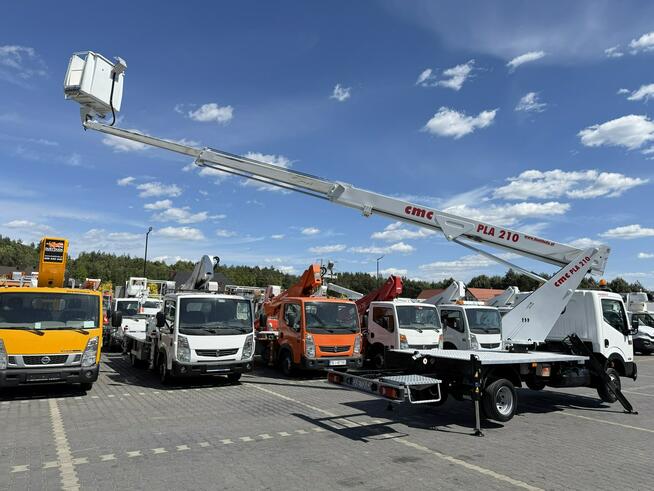Nissan Cabstar Podnośnik Koszowy 21m CMC PLA 210 Zwyżka UDT Wumag GSR Multitel P7