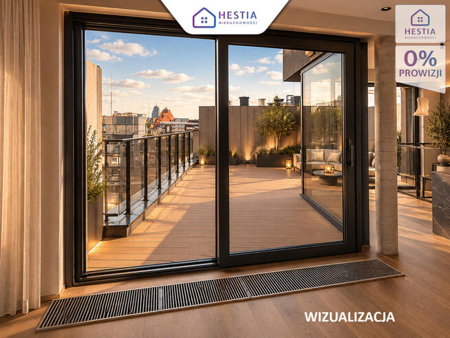 Ekskluzywny penthouse z prywatną windą i tarasem