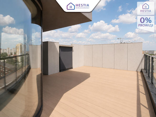 Unikatowy penthouse z tarasem | Widok na panoramę