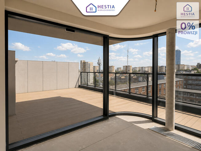 Unikatowy penthouse z tarasem | Widok na panoramę