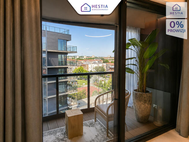 Luksusowe studio | 42 m² | balkon | pod klucz