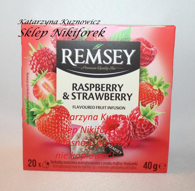 Herbata owocowa Remsey leśne ananas gruszka malina truskawka