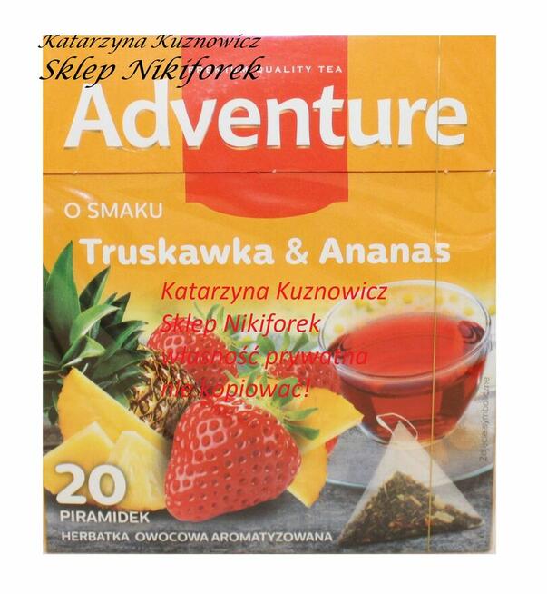 Herbata adventure malina kardamon truskawka ananas jagoda