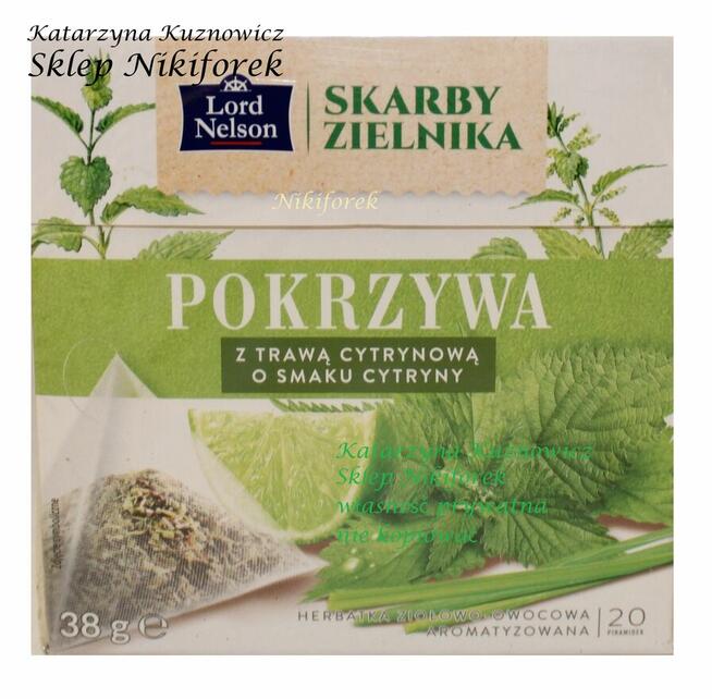 Herbata Lord Nelson melisa kardamon rumianek pokrzywa mięta
