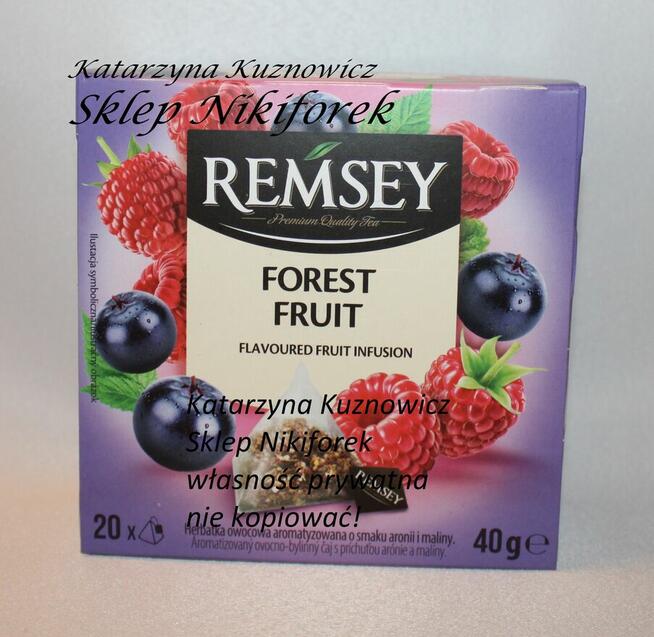 Herbata owocowa Remsey leśne ananas gruszka malina truskawka
