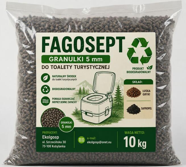 Fagosept granulat do toalet turystycznych 10kg
