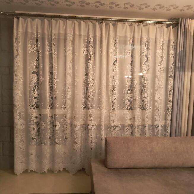 Firanka długa do pokoju