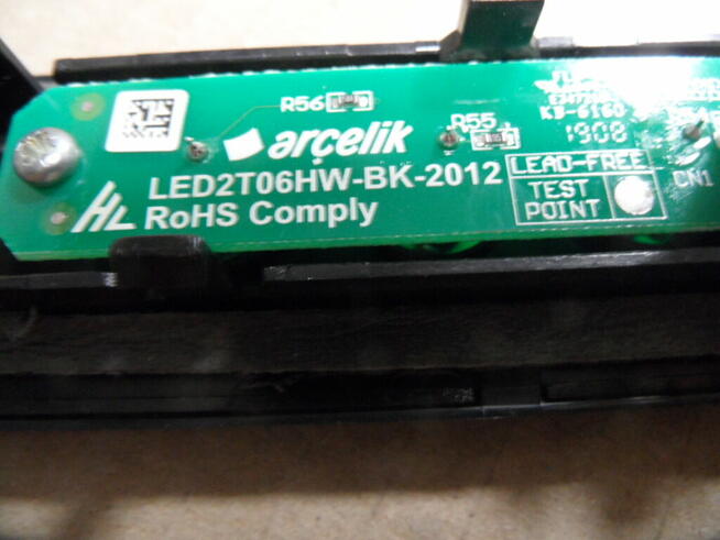 panel sterujacy wyswietlacz lodowki beko BCNA275E3S