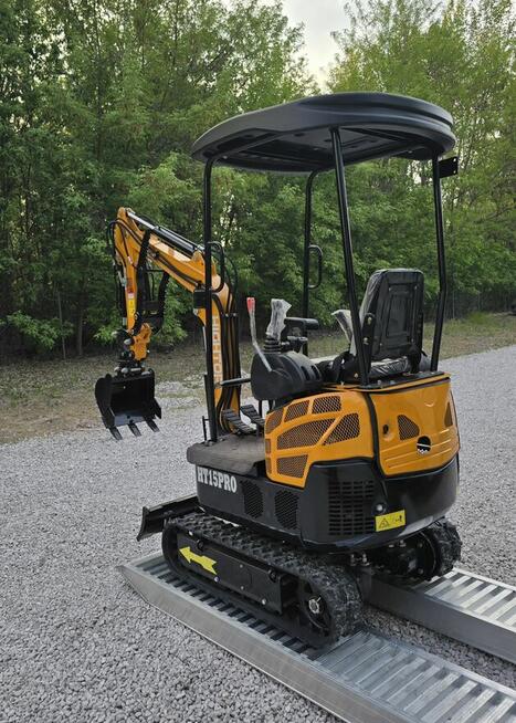 Minikoparka HT15PRO koparka skrętne ramię koop KD1100F