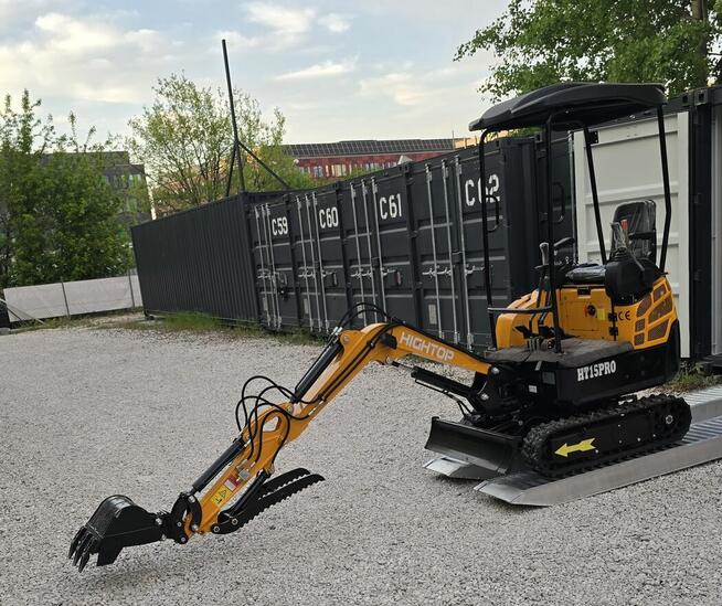 Minikoparka HT15PRO koparka skrętne ramię koop KD1100F