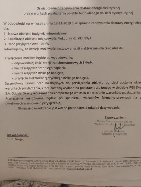 Sprzedam dwie działki w pakiecie, po 3000 m2 każda Piekut