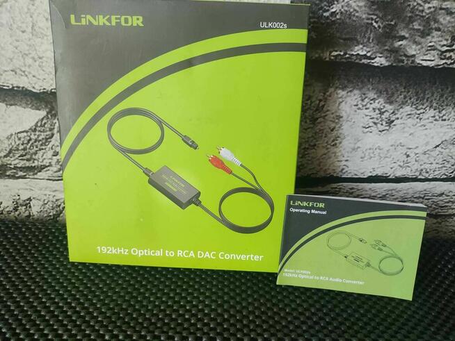Konwerter DAC optyczne Cyfrowe analogowe Konwerter Toslink