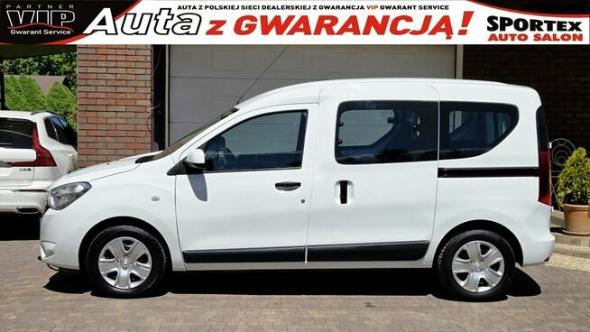 Dacia Dokker TYLKO 31 tys km 1.6SCE 102KM, Laureate, Salon PL Serwis ASO, F.VAT23%,
