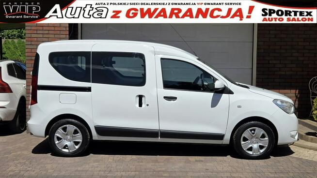 Dacia Dokker TYLKO 31 tys km 1.6SCE 102KM, Laureate, Salon PL Serwis ASO, F.VAT23%,