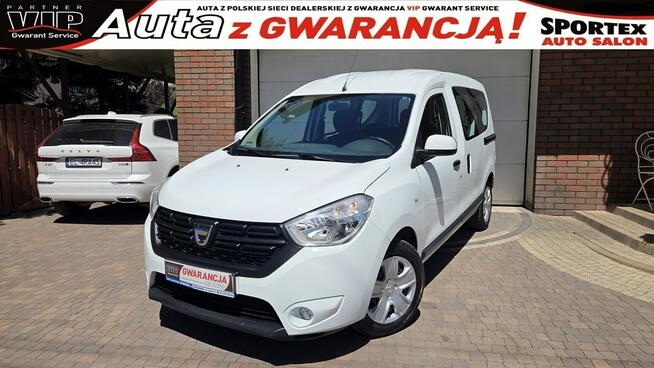 Dacia Dokker TYLKO 31 tys km 1.6SCE 102KM, Laureate, Salon PL Serwis ASO, F.VAT23%,