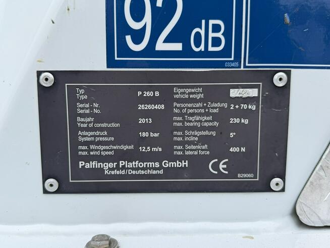 Nissan Cabstar Podnośnik Koszowy 26m Palfinger P260B + Pilot Zwyżka CMC Ruthmann P7
