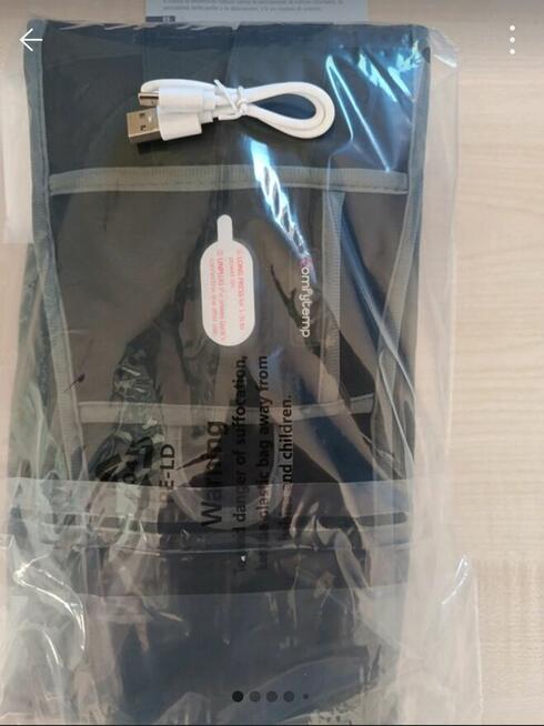 Pas rozgrzewający z masażem Comfytemp K9224 bóle pleców nowy
