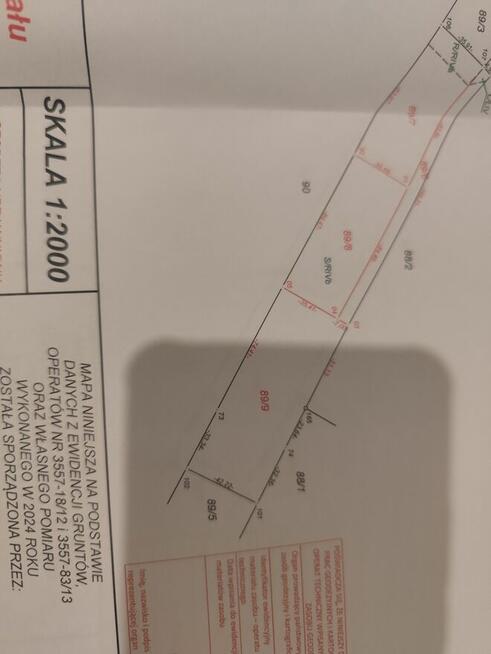 Sprzedam dwie działki w pakiecie, po 3000 m2 każda Piekut