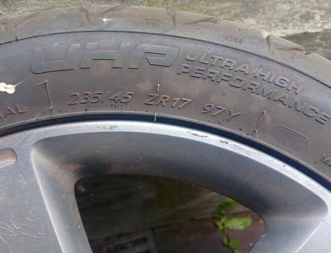 4 Alufelgi 17 5x108 razem z oponami 235/45