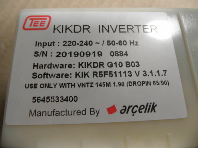 inwerter lodowki beko BCNA275E3S 5545613401
