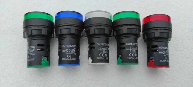 Sygnalizacyjne Kontrolki AD-16-22D LED 12V - 230V AC MIX
