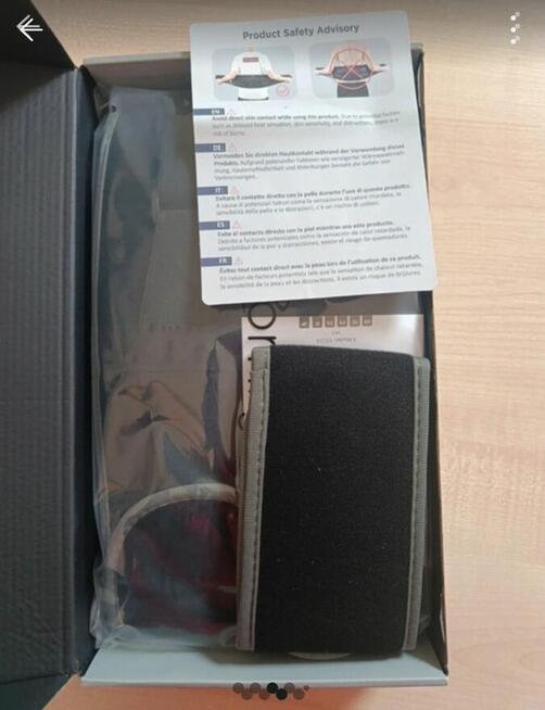 Pas rozgrzewający z masażem Comfytemp K9224 bóle pleców nowy