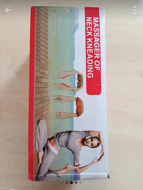 Masażer karku szyi ciała Shiatsu z podgrzewaniem nowy kołnie