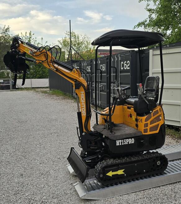 Minikoparka HT15PRO koparka skrętne ramię koop KD1100F