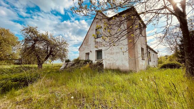Dom na wsi - bez sąsiadów - działka 4.508m2