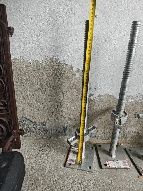 Stopa rusztowania warszawskiego wys 50 cm pelny pret zestaw