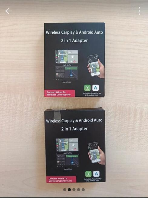 Nowy adapter bezprzewodowy 2w1 CarPlay Android Auto Soarfly
