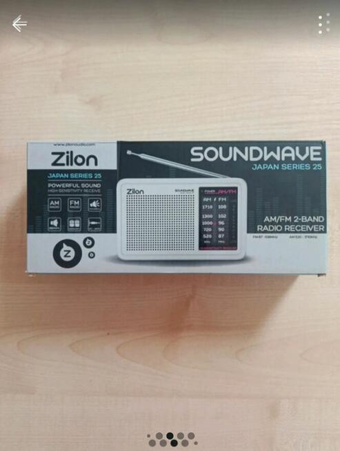 Nowe przenośne radio Zilon Soundwave Japan Series 25 AM/FM s
