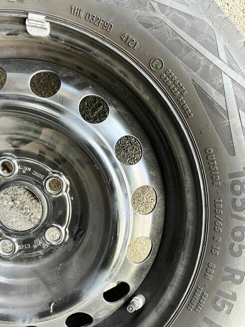 Koła 5x100 R15 185 65 Continental letnie 5 tyś przebieg