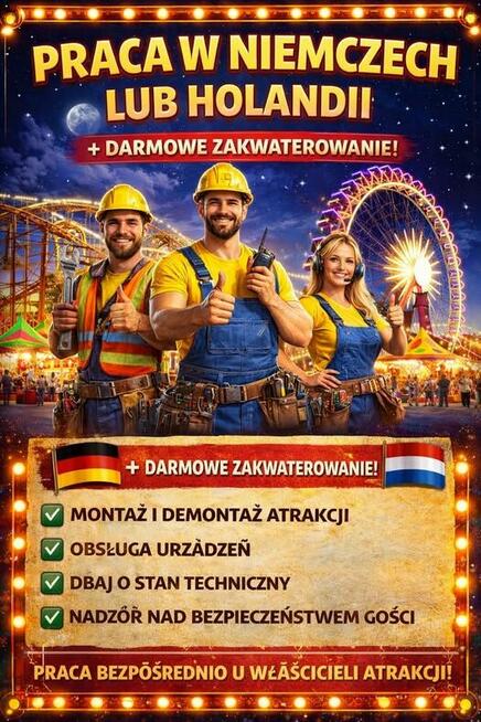 Praca Niemcy -Holandia