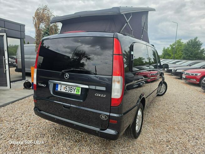 Mercedes Viano 2.2CDI#150PS#LONG#Kamper#Skóry#Klima#Nawiewy#7 Osób#Świeży Import#Opła