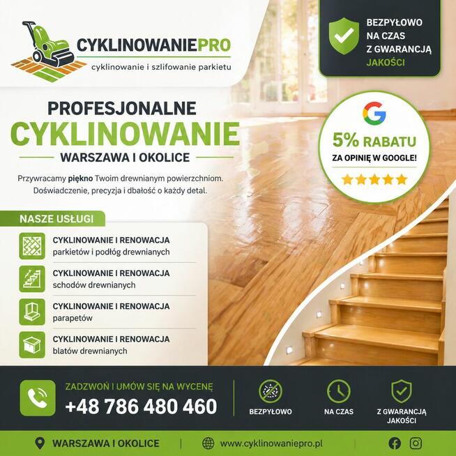 Renowacja parapetów drewnianych Warszawa – BEZPYŁOWO!