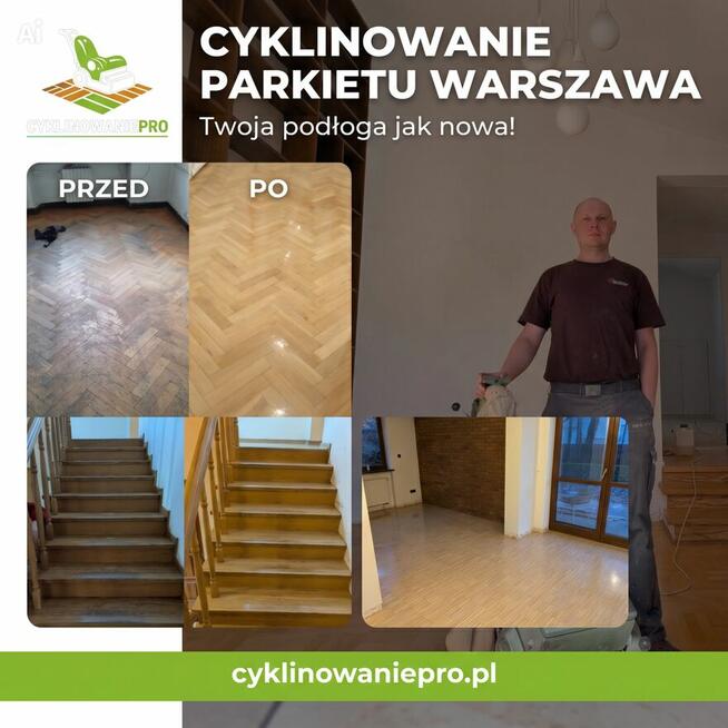 Cyklinowanie Parkietu Warszawa