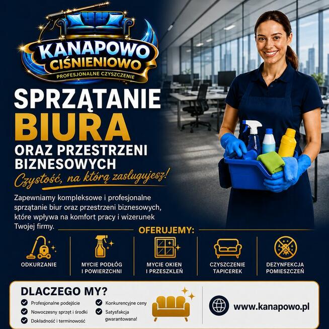 Sprzatanie Biura oraz przestrzeni biznesowej